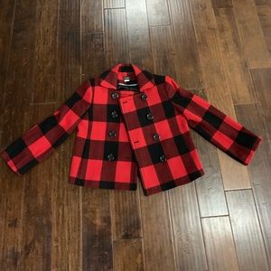J Crew plaid wool jacket size 10